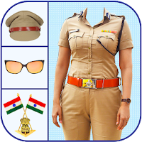 Women Police Suit Photo Editor