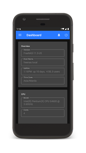 Operate for FreeNAS Screenshot 0