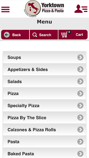 YorkTown Pizza Pasta Screenshot 3