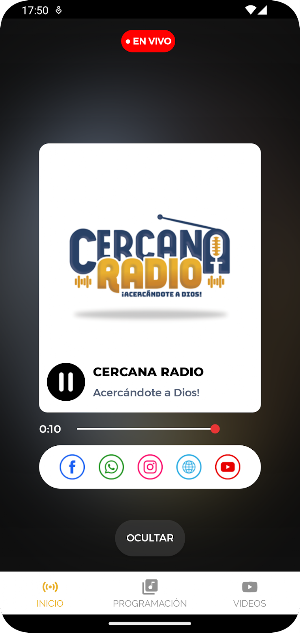 Cercana Radio Screenshot 2