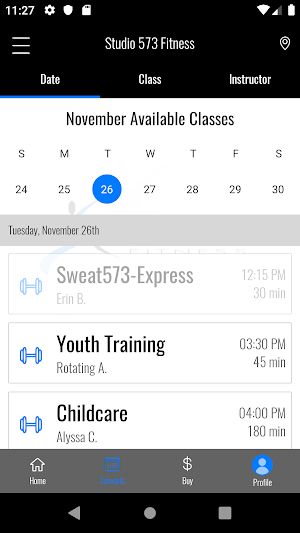 Studio573 Fitness Screenshot 1