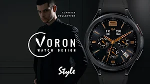 Voron STYLE Analog Watch Face Screenshot 0