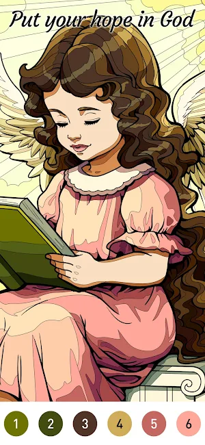 Bible Color Paint By Number Screenshot 3