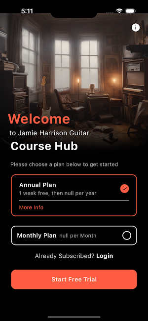 JHG Course Hub Screenshot 3