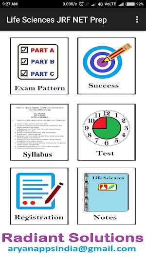 Life Sciences for NET/JRF and  Screenshot 0