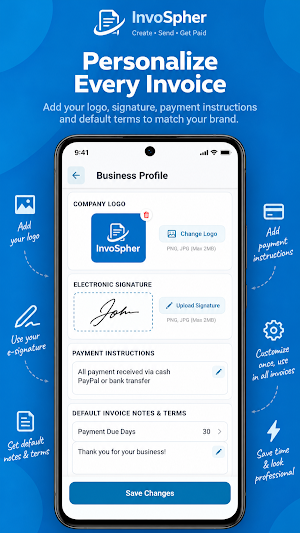 InvoSpher - Invoice Maker Screenshot 2