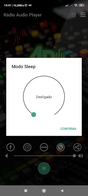 Rádio Audio Player Screenshot 3