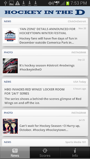 Hockey in the D - WDIV Detroit Screenshot 1