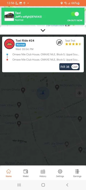 TaxiModi Driver Screenshot 1