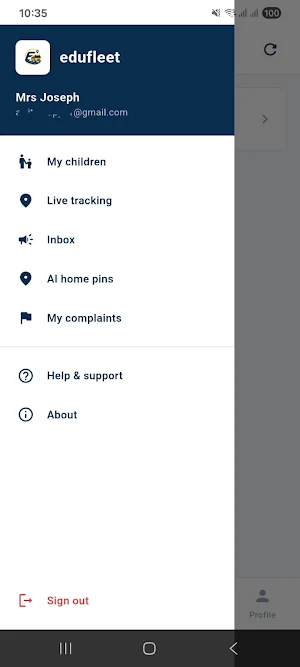 Edufleet Solutions | Parent Screenshot 1
