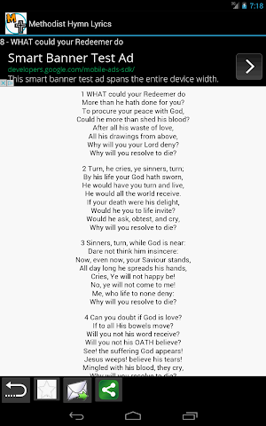 Methodist Hymn Lyrics Screenshot 2