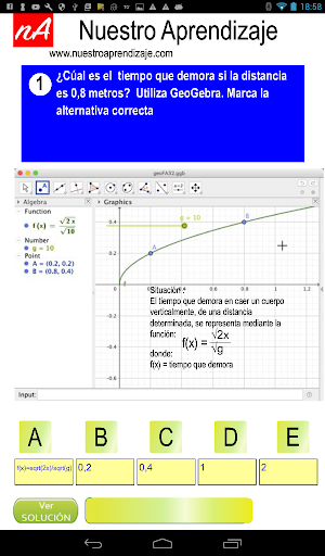 Aplican modelo raíz cuadrada en solución  problema Screenshot 1