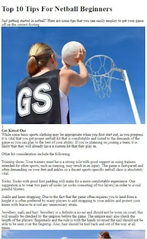 How to Do Netball Training Screenshot 2