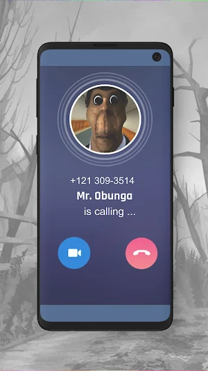 Mr. Obunga fake call Screenshot 0