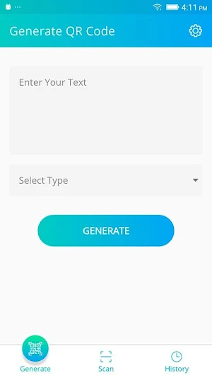 QR Code Reader and Generator Screenshot 1