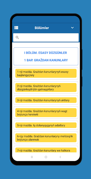 Türkmenistanyň Raýat Kodeksi Screenshot 2