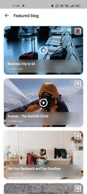 Travel Blog Screenshot 2