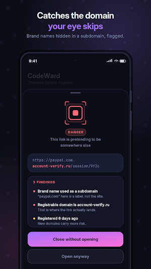 CodeWard QR Scanner & Creator Screenshot 1