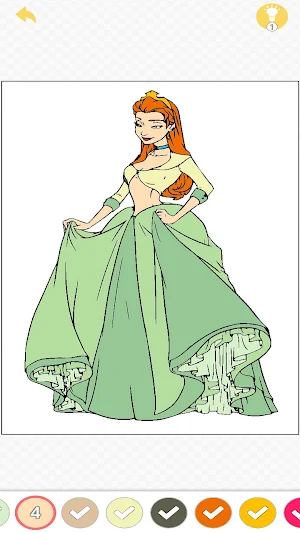 Girls Coloring Book Screenshot 0