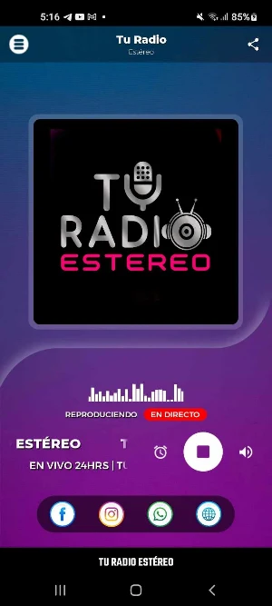 Tu Radio Estéreo Screenshot 1
