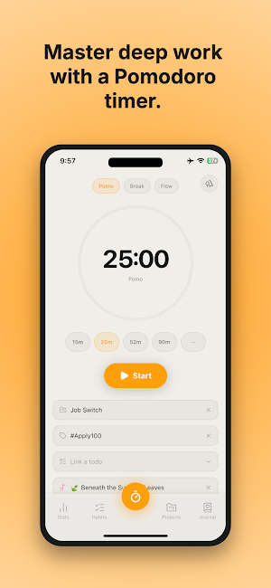 Pomogolo: Deep Work timer Screenshot 1