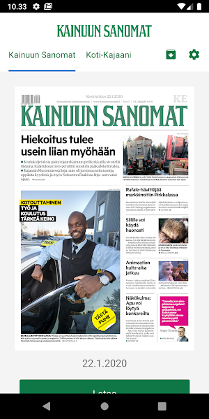 Kainuun Sanomat Screenshot 0