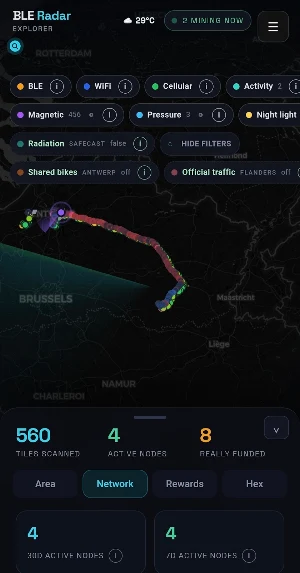 BLE Radar Screenshot 0