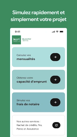 IN&FI Crédits - Simulateurs Screenshot 0