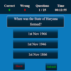Haryana MCQ Screenshot 1