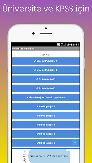 Biyoloji Soru Bankası İnternetsiz Screenshot 3