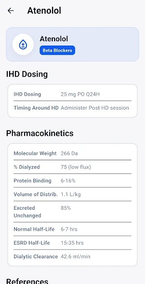 Pocket Nephrology Screenshot 2