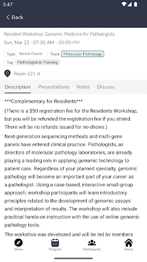 USCAP 2026 Screenshot 3