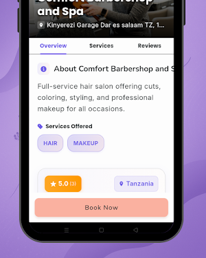 Pendeza Booking App Screenshot 0