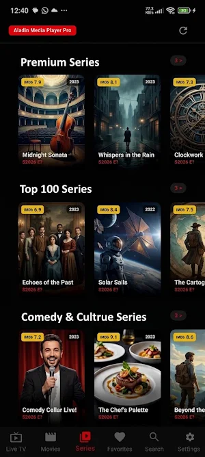 aladin IPTV Player Pro TV Screenshot 0