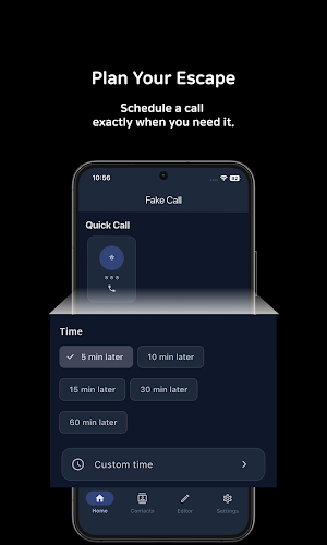 Fake Call Escape-Incoming Call Screenshot 1