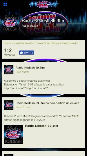 Radio kodesh 89.3fm Screenshot 1