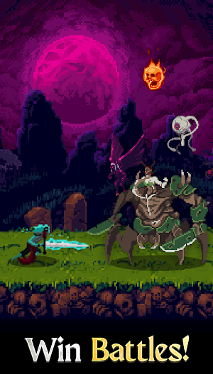 Idle Hero Slayer - Fantasy Pixel Dungeon Survival Screenshot 2