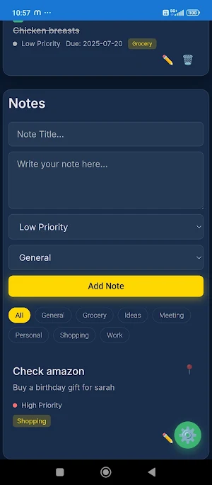 Simple To do list & Notepad Screenshot 0