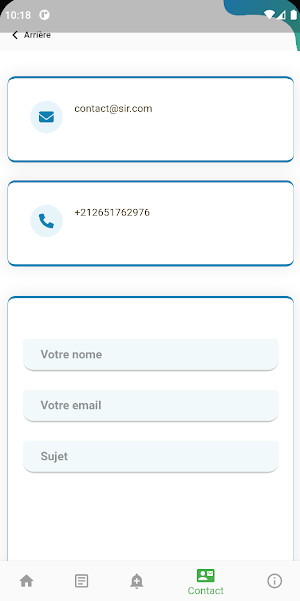 SIR Alarme Screenshot 2