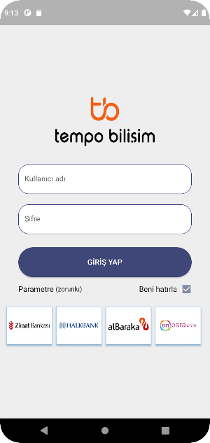 Tempo Banka Mobil Screenshot 0