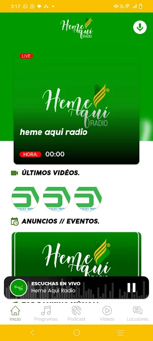 Heme Aqui Radio Screenshot 0