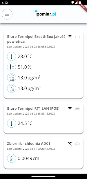 iPomiar Screenshot 1