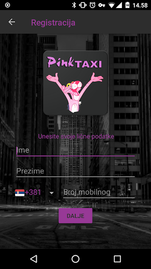 Pink Taxi Valjevo Screenshot 3