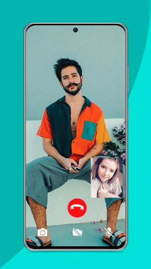 Camilo Fake Video Call Simulation Screenshot 1