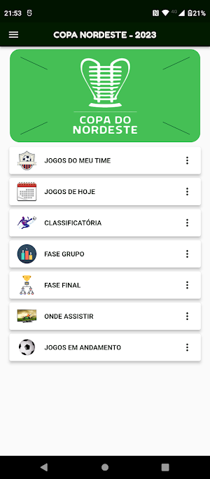 Copa do Nordeste Screenshot 1