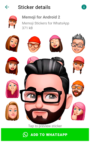 Memoji Stickers for Android Screenshot 1