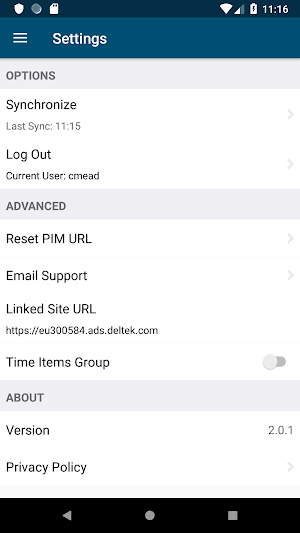 Deltek PIM Timesheets Screenshot 2