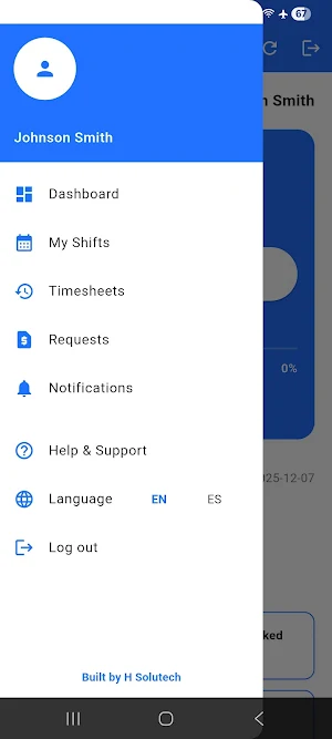 H-TecTime Screenshot 2