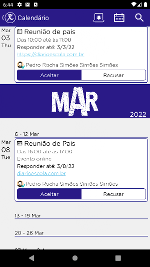 Colégio Exemplar Screenshot 2
