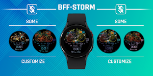 BFF54- Neon Art Flower Bicycle Screenshot 3